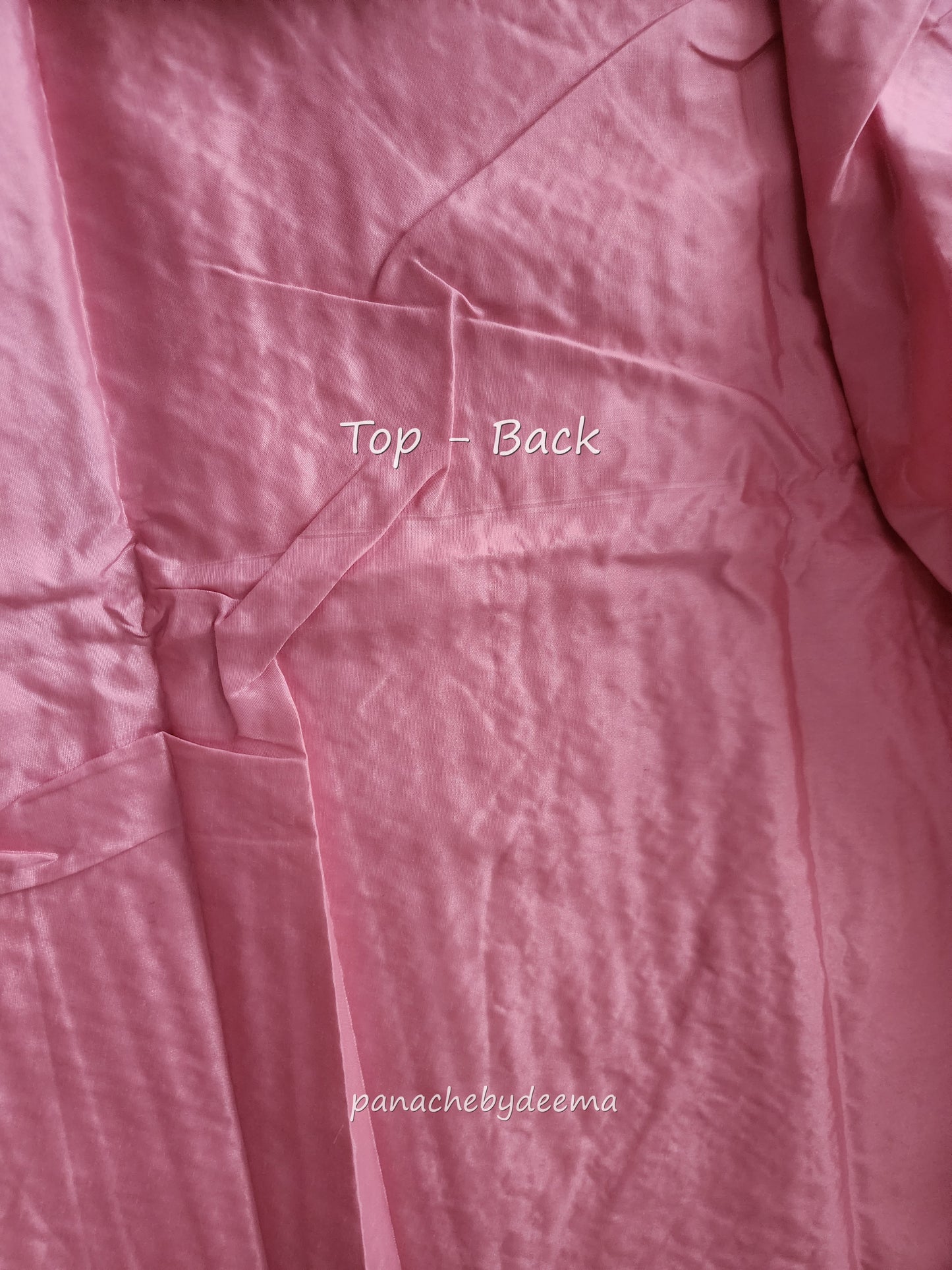 Semi raw silk hakoba material unstitched salwar set | Peachy pink | H3