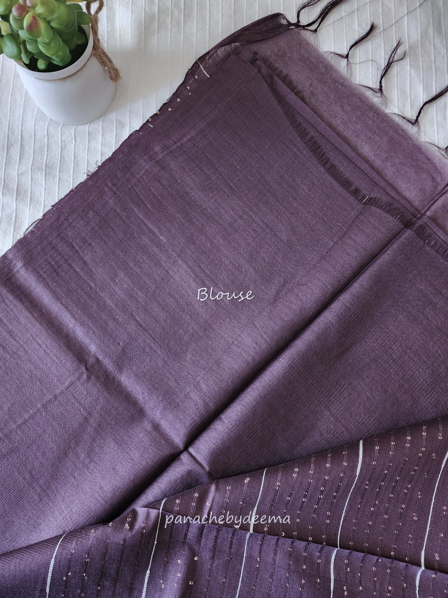 Beautiful semi munga silk saree | Wine | MS8