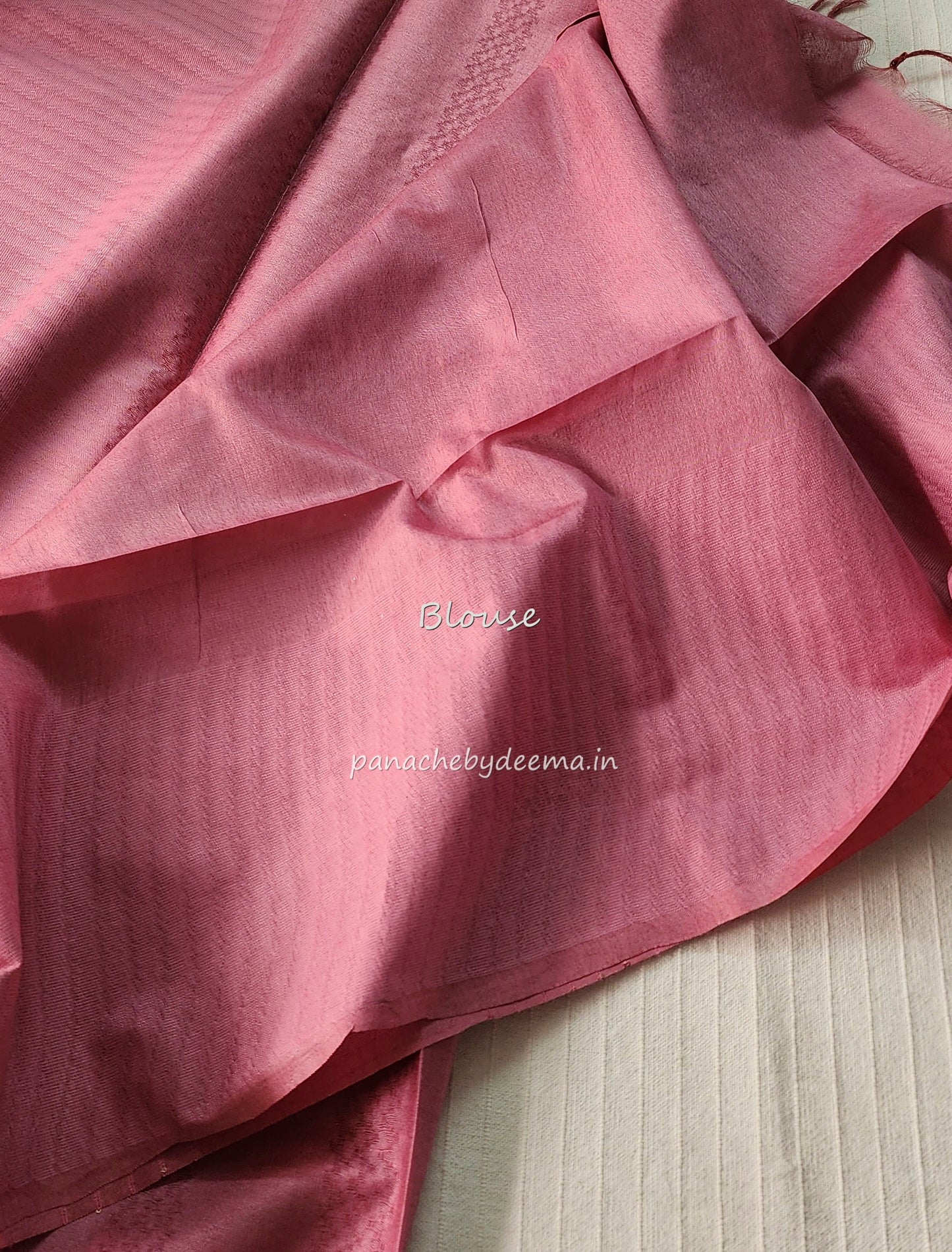 Semi munga saree | Light pink | W8