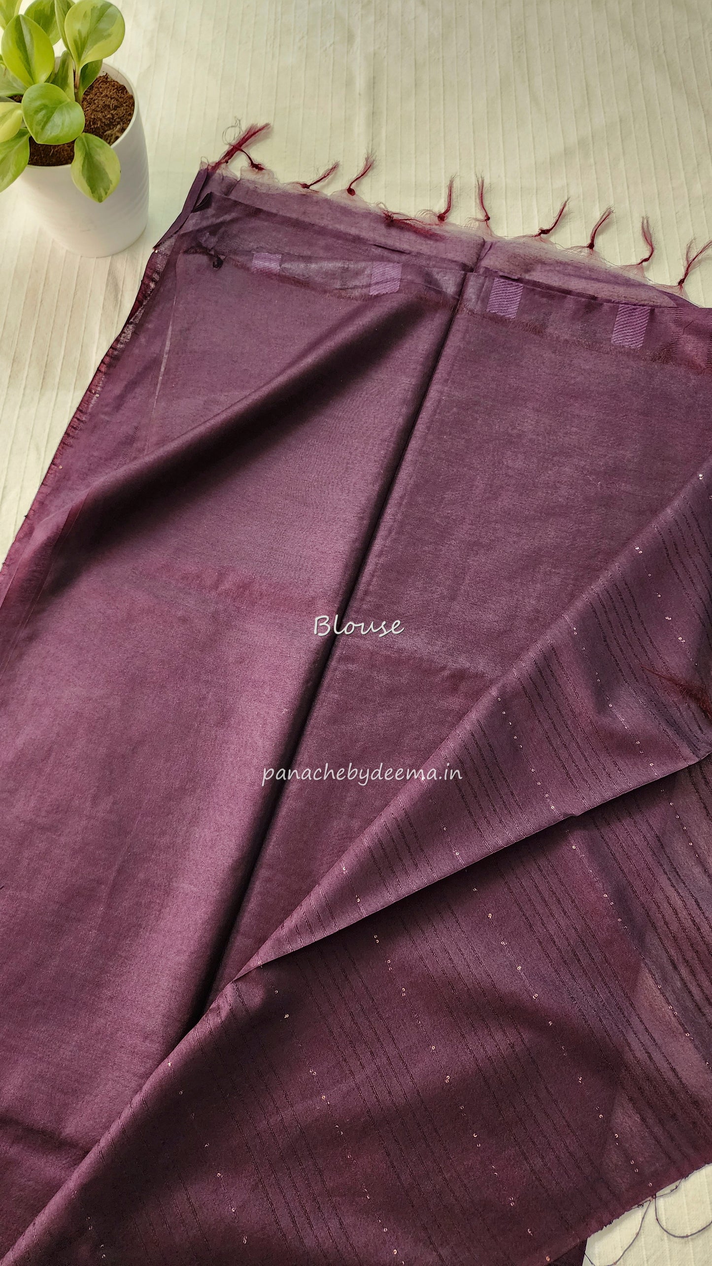 Beautiful semi munga silk saree | Grape | M1
