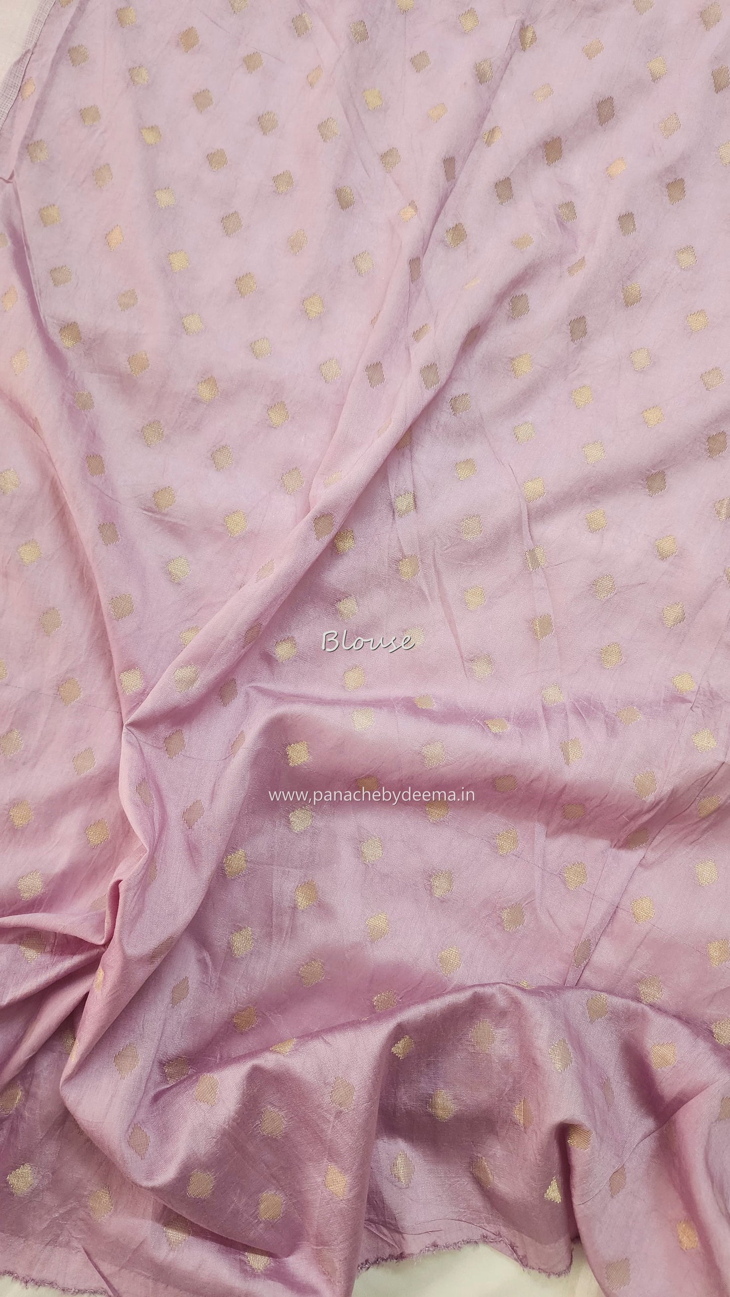 Silky Kota saree with embroidery | Lavender | KAP7