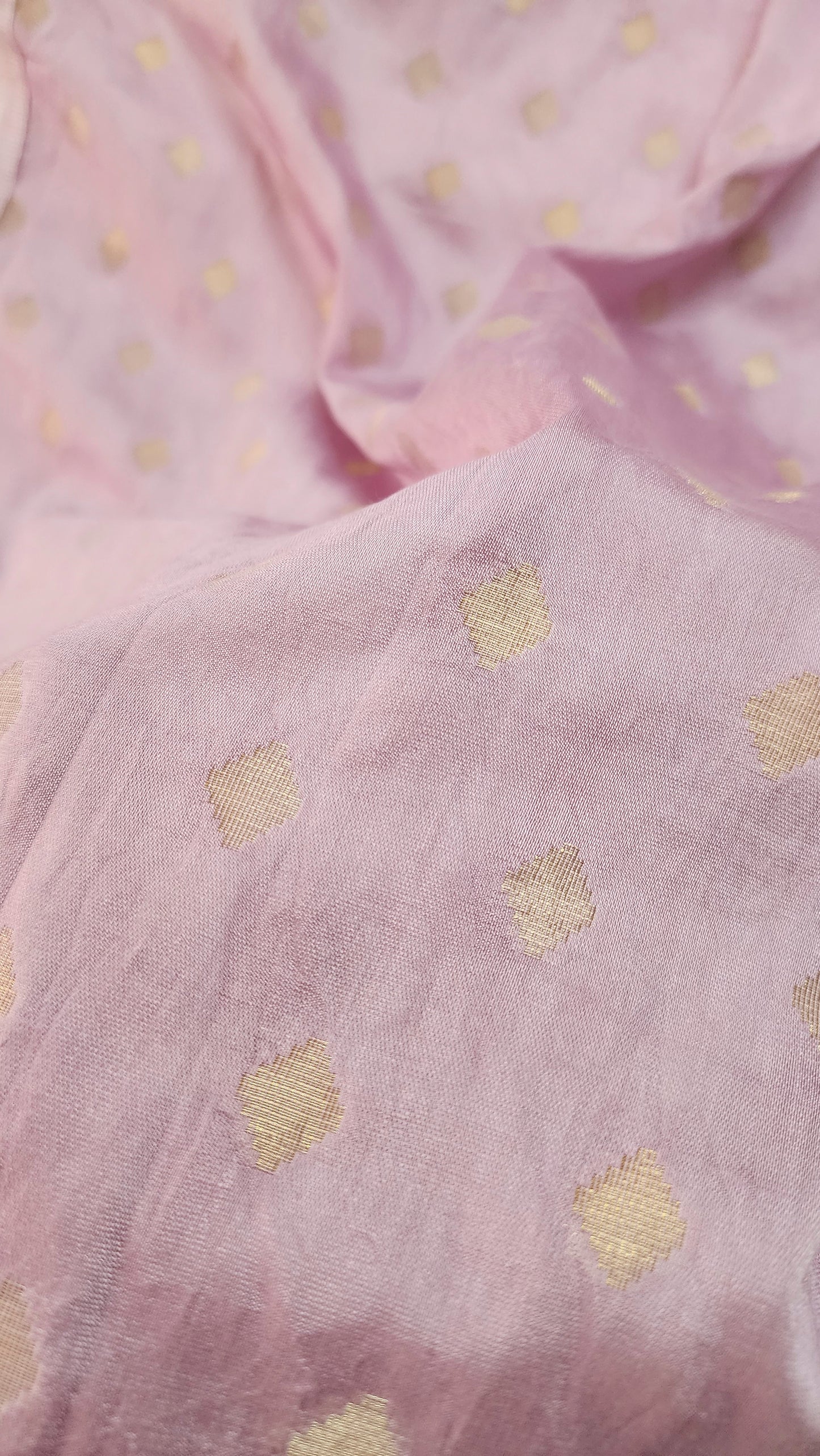 Silky Kota saree with embroidery | Lavender | KAP7