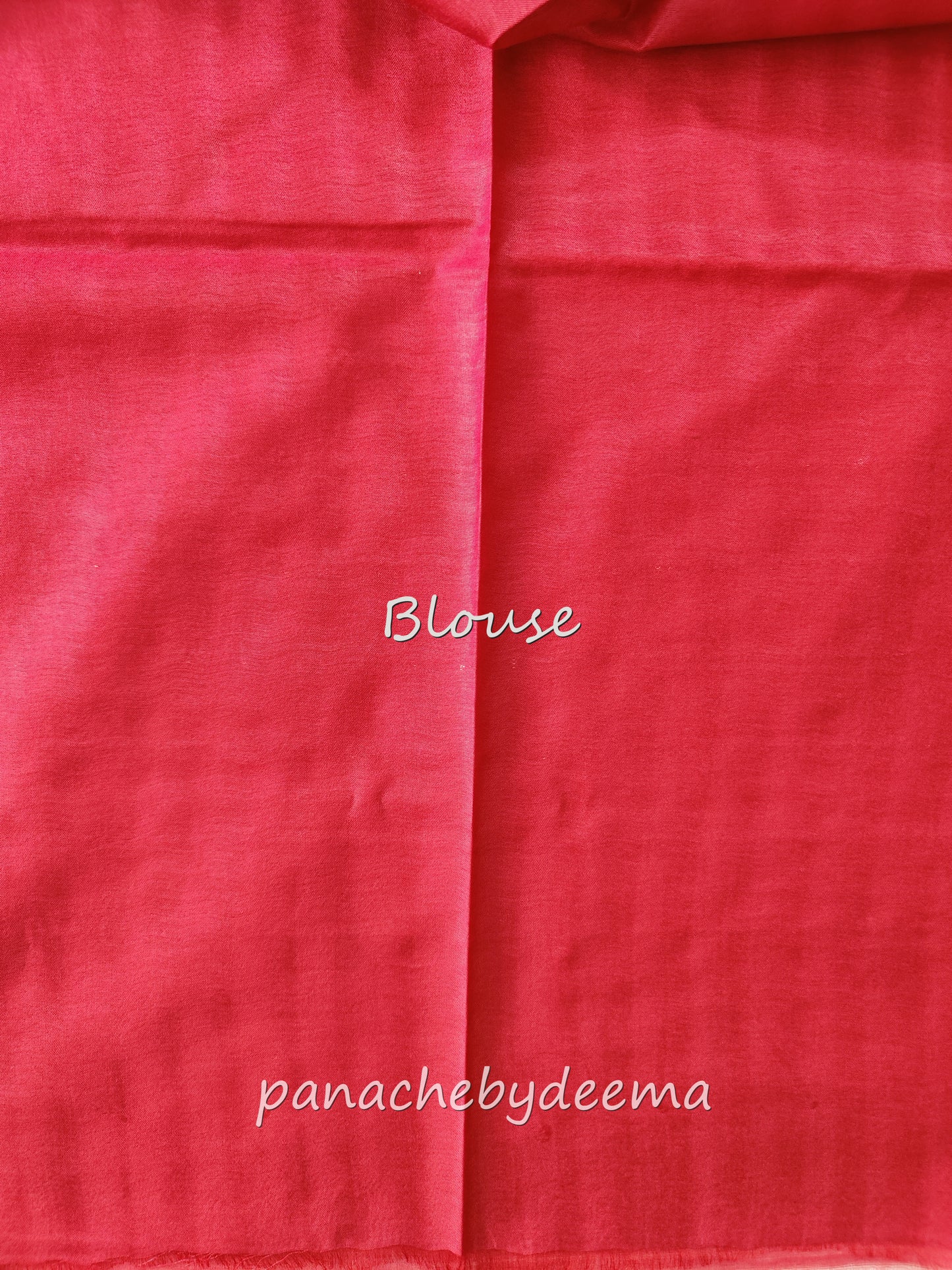 Semi tussar saree with weaving pattern and sequinned pallu | Red | S102