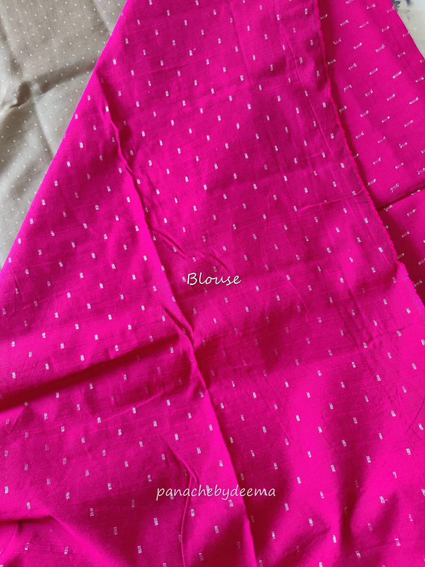 Semi soft silk saree with silver zari embroidery | Pale brown | MS111