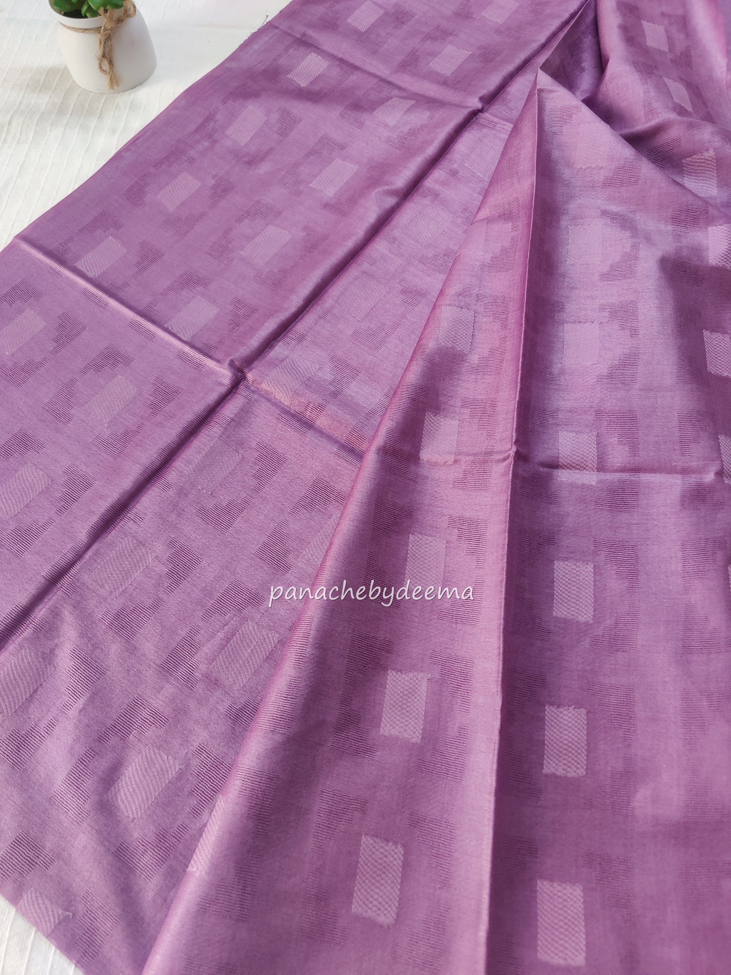 Beautiful semi munga silk saree | Onion pink | M2