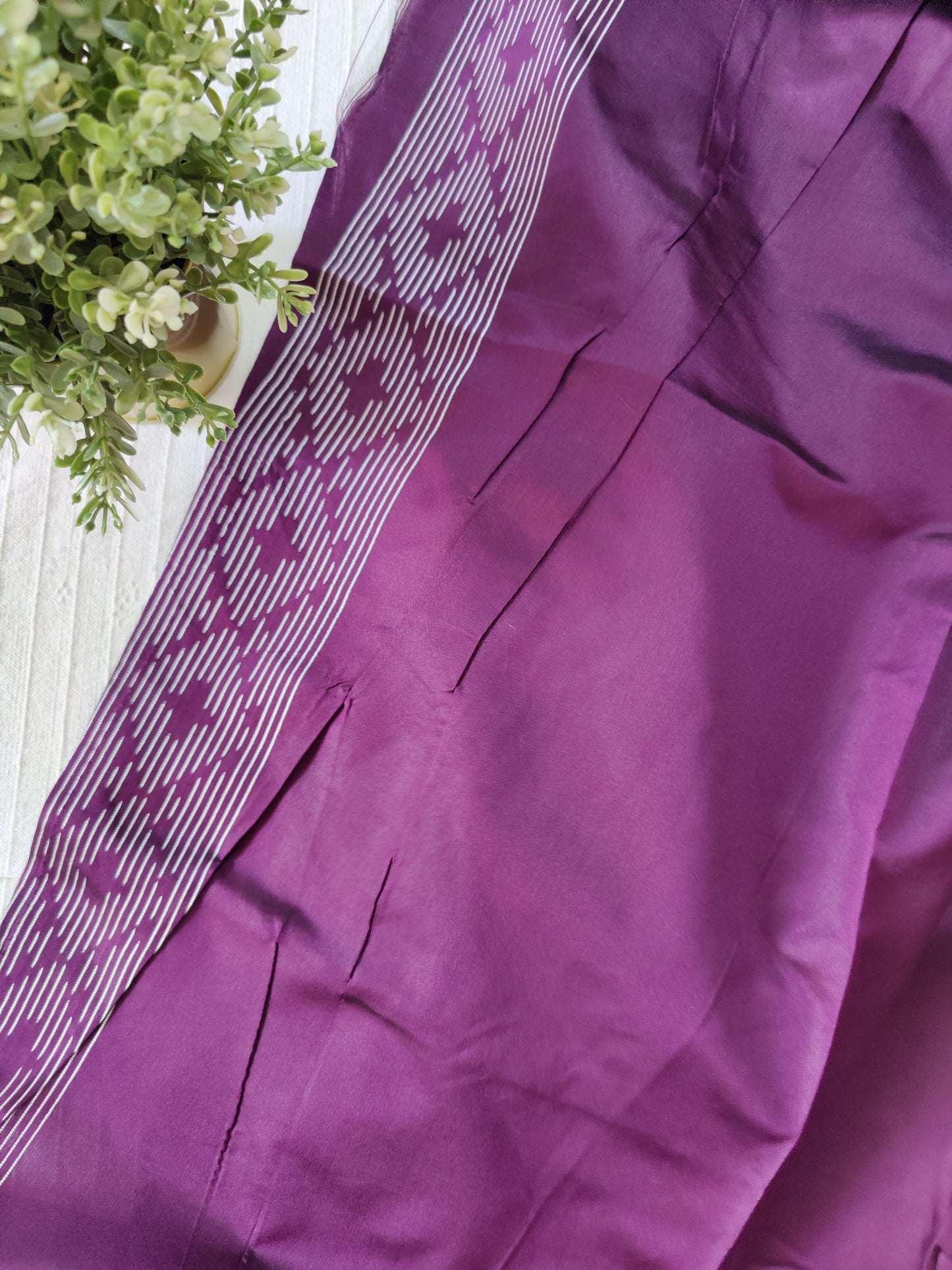 Budget friendly saree with thread embroidery | Purple| D1