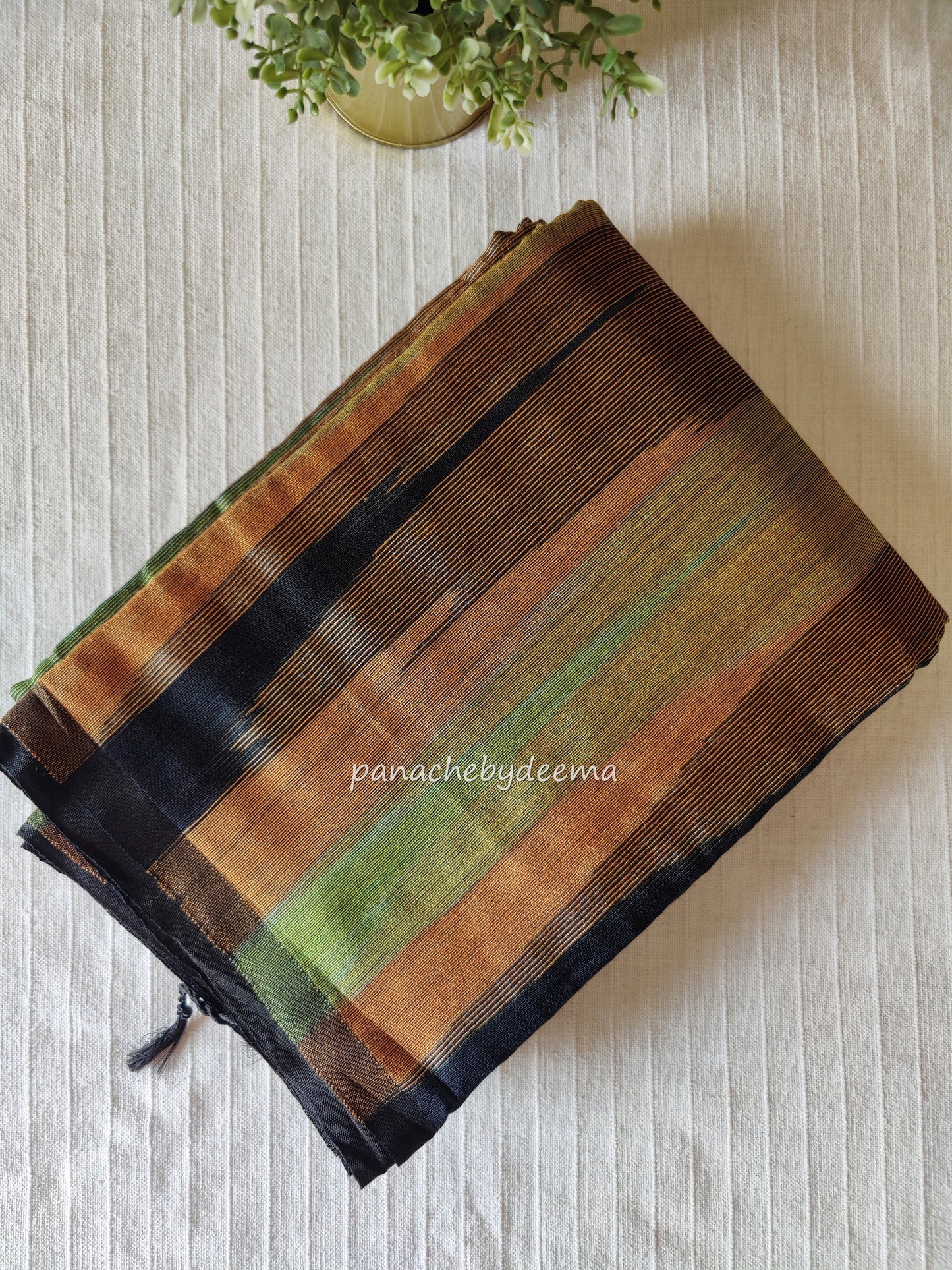 Semi cotton silk saree with Ikkat design | Mukticolour |I2