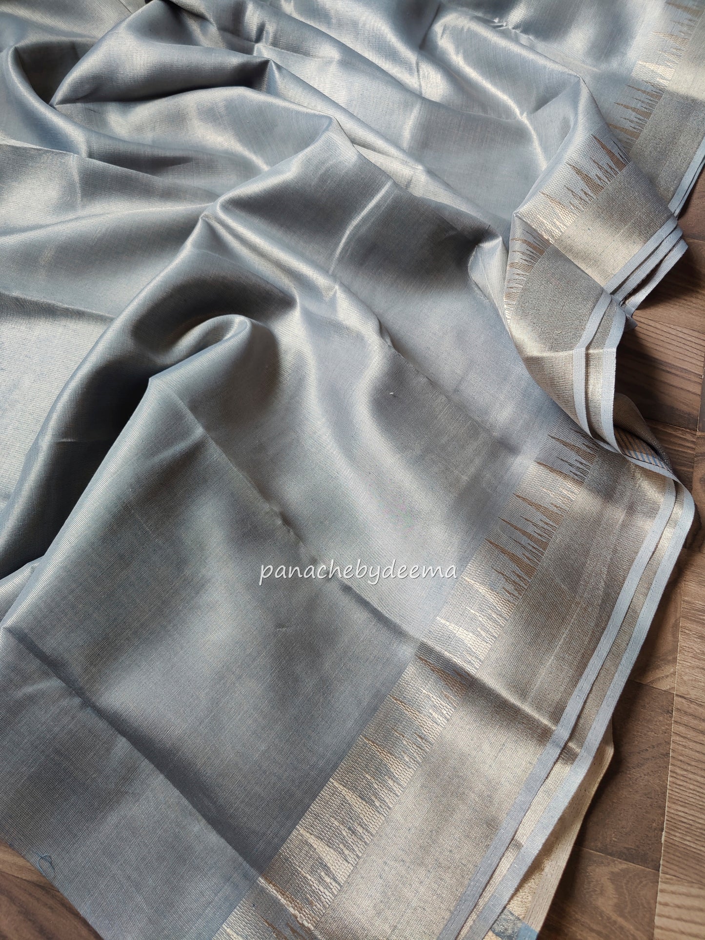 Pastel tissue saree | Powder blue | PSTL1