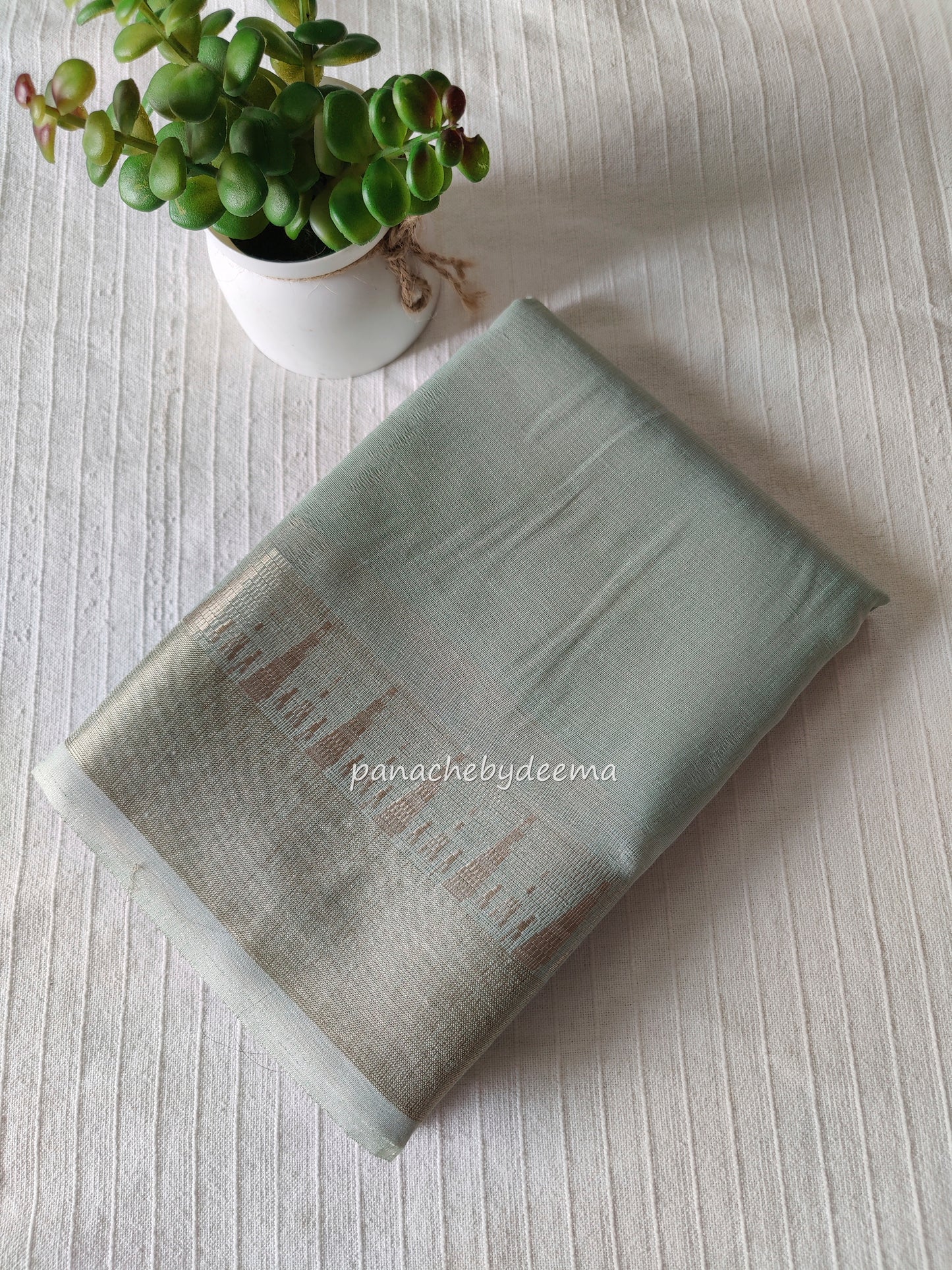 Pastel tissue saree | Pastel green| PSTL3