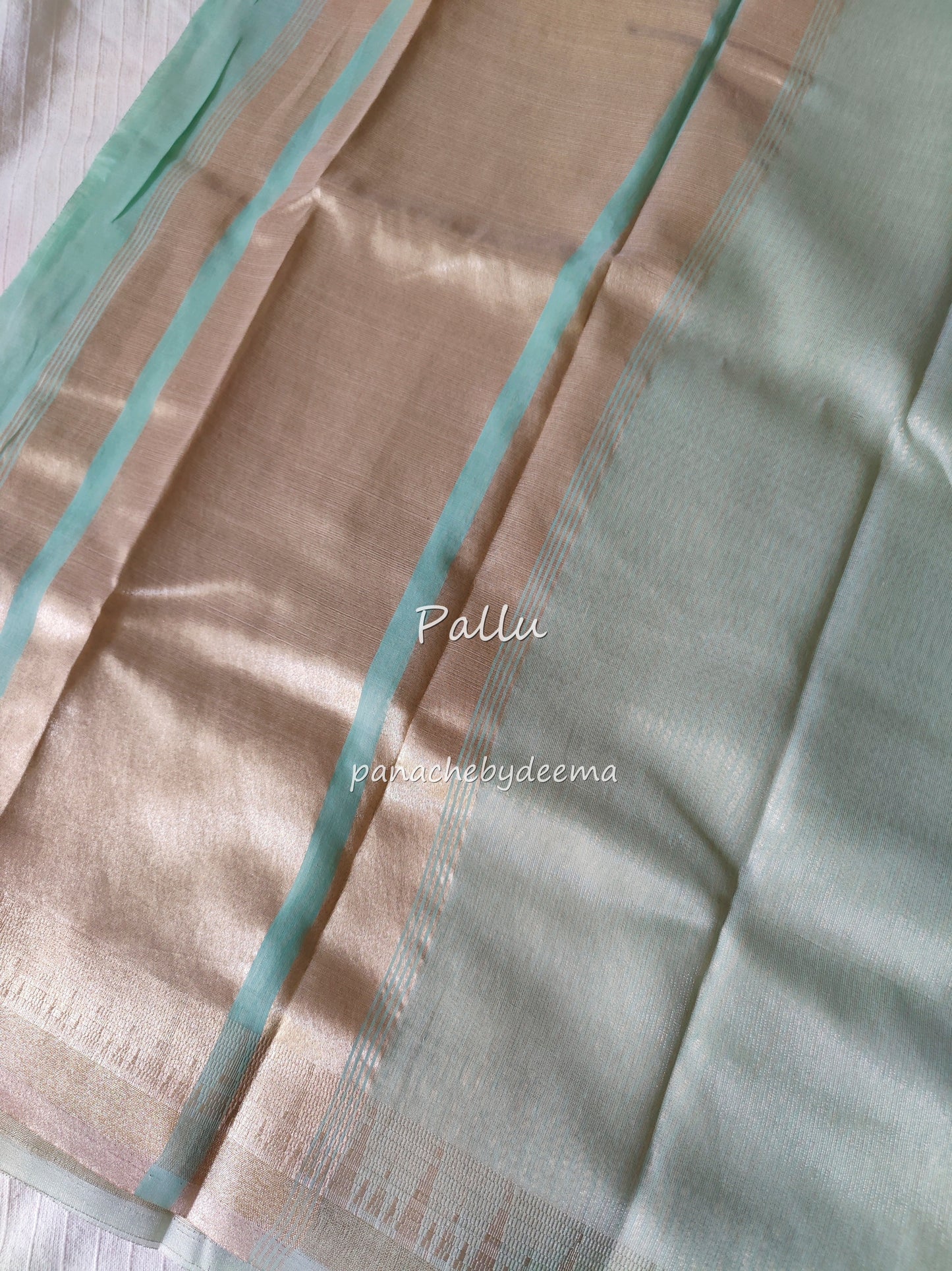 Pastel tissue saree | Pastel green| PSTL3