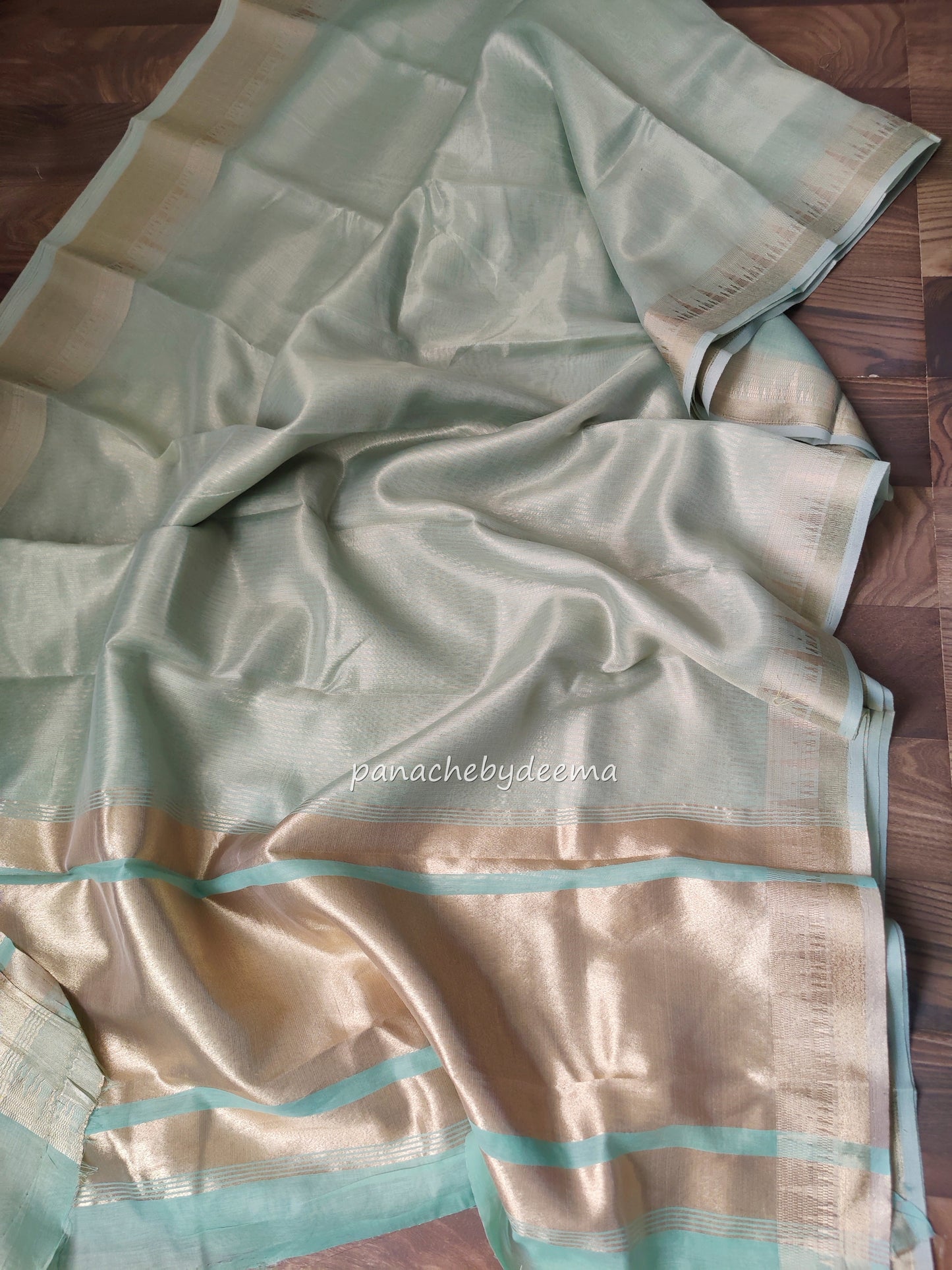 Pastel tissue saree | Pastel green| PSTL3