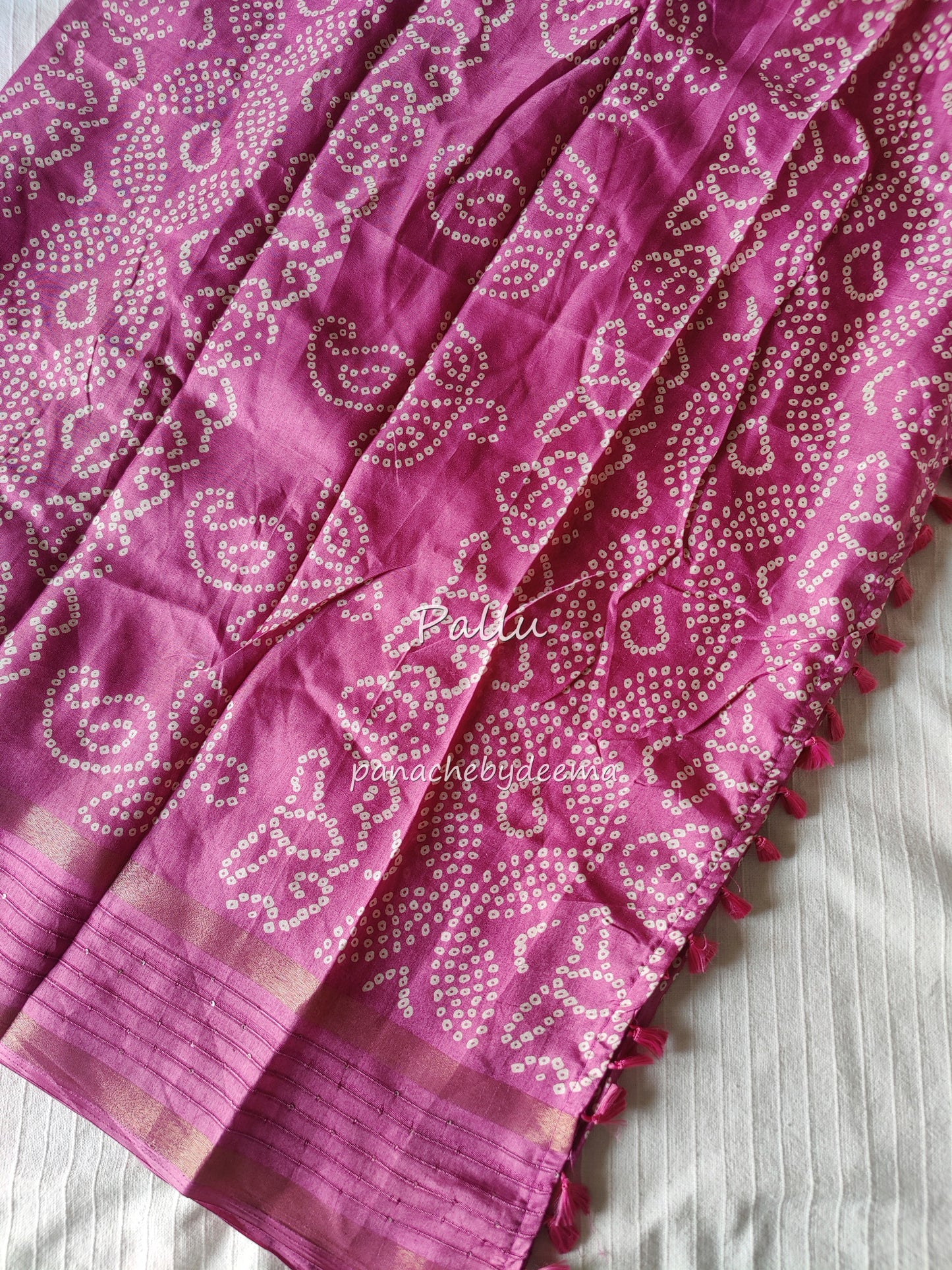 Beautiful daily wear saree with sequined borders | Pink | KA4