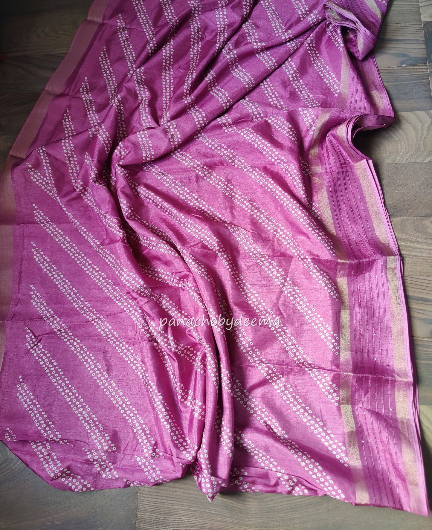 Beautiful daily wear saree with sequined borders | Pink | KA4