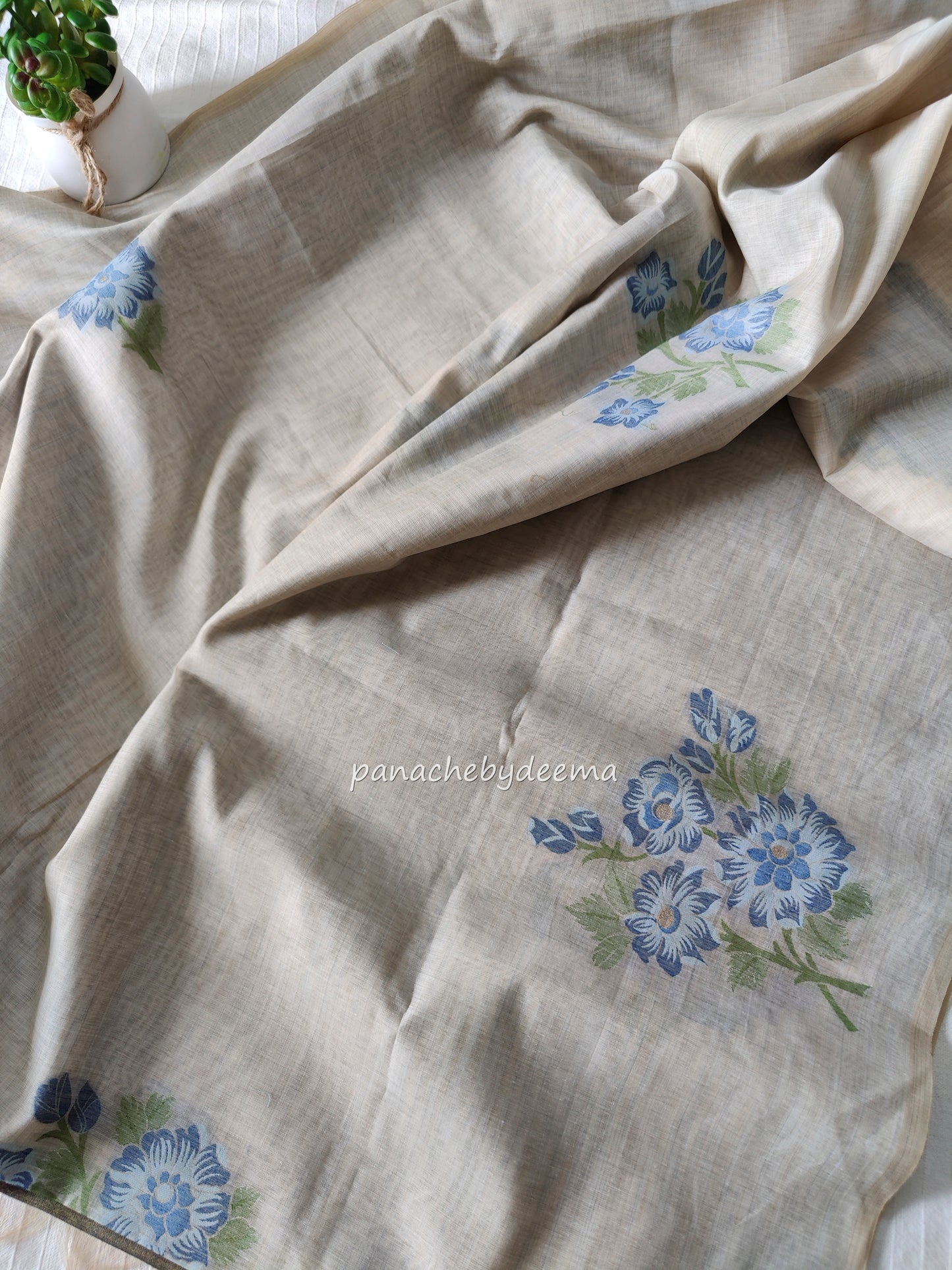 Semi Jute silk saree |J1