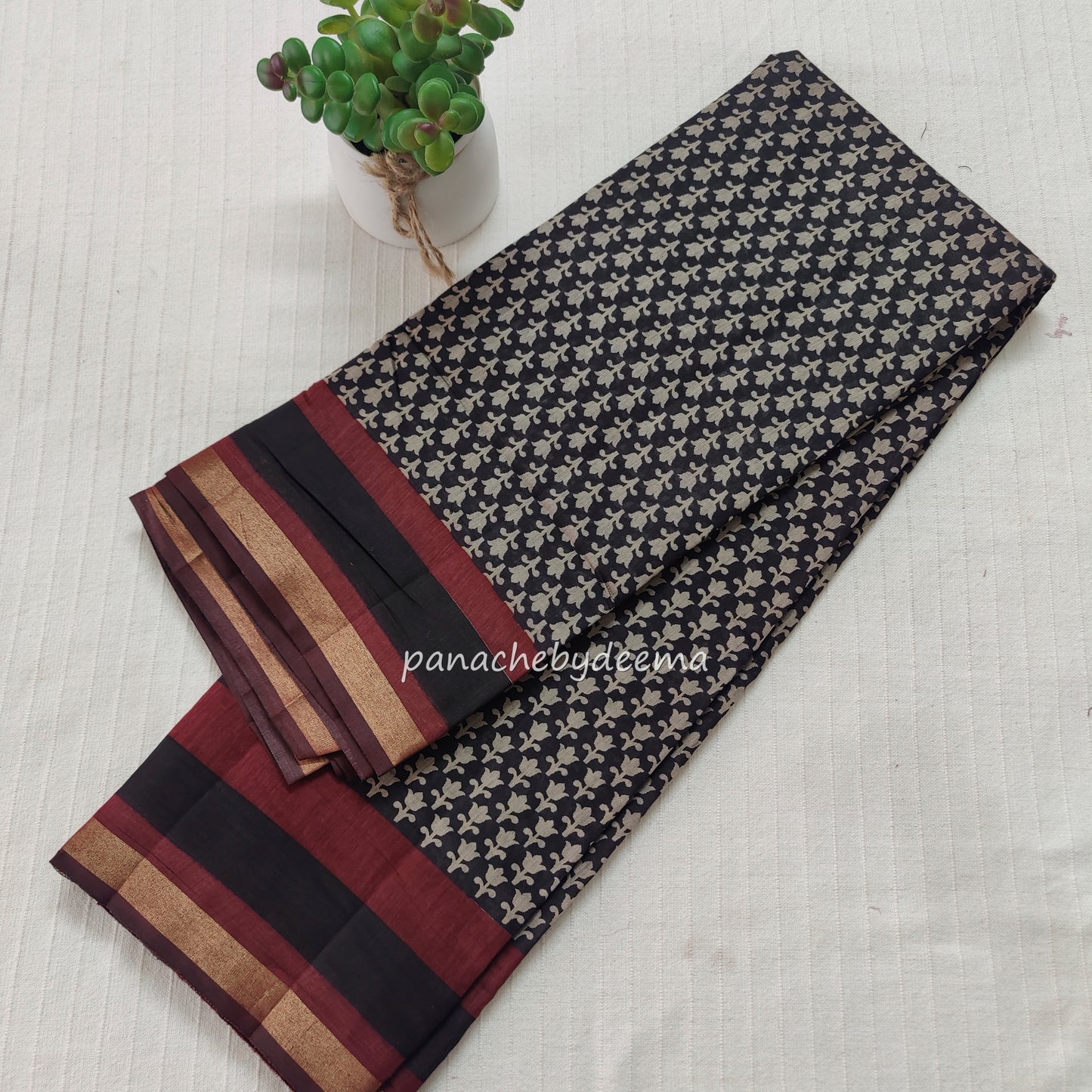 Ajrakh design casual /daily wear saree |MO3