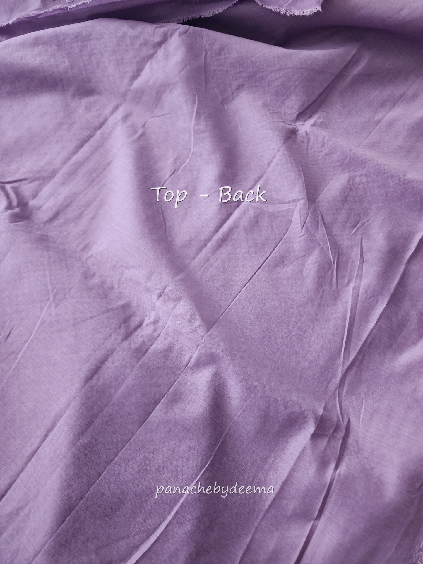 Semi raw silk hakoba material unstitched salwar set | Lavender | H1