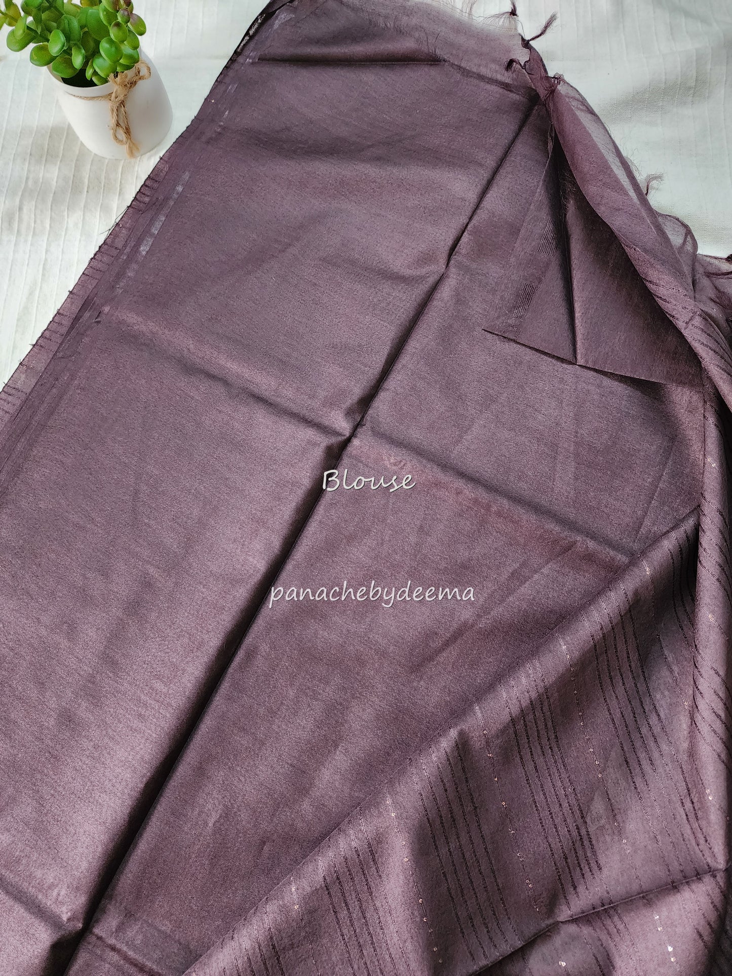 Beautiful semi munga silk saree |Dark purple| M4