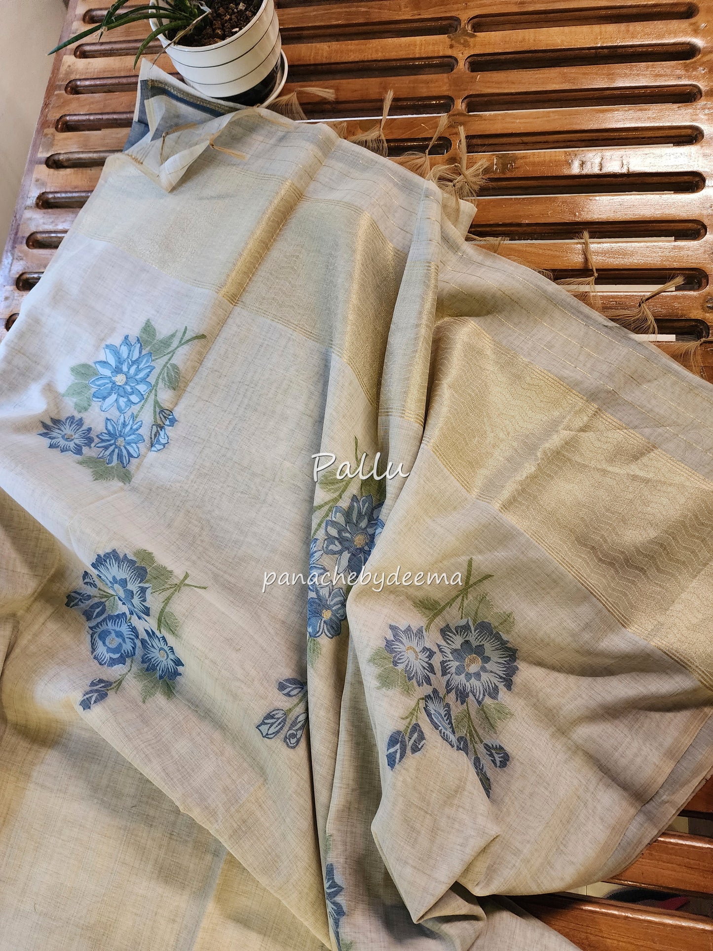 Semi Jute silk saree |J1