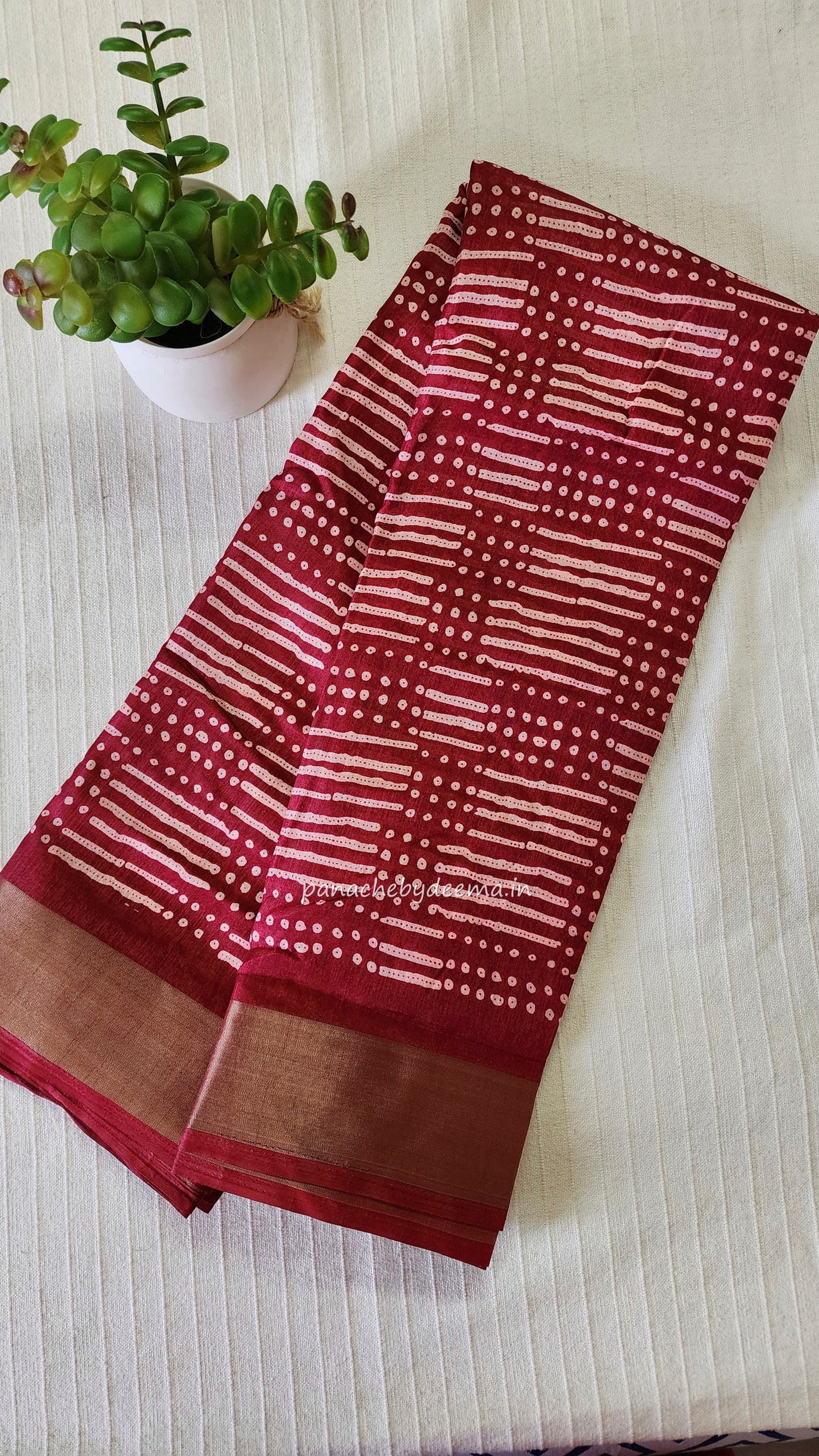 Casual/daily wear saree | Reddish pink| S8