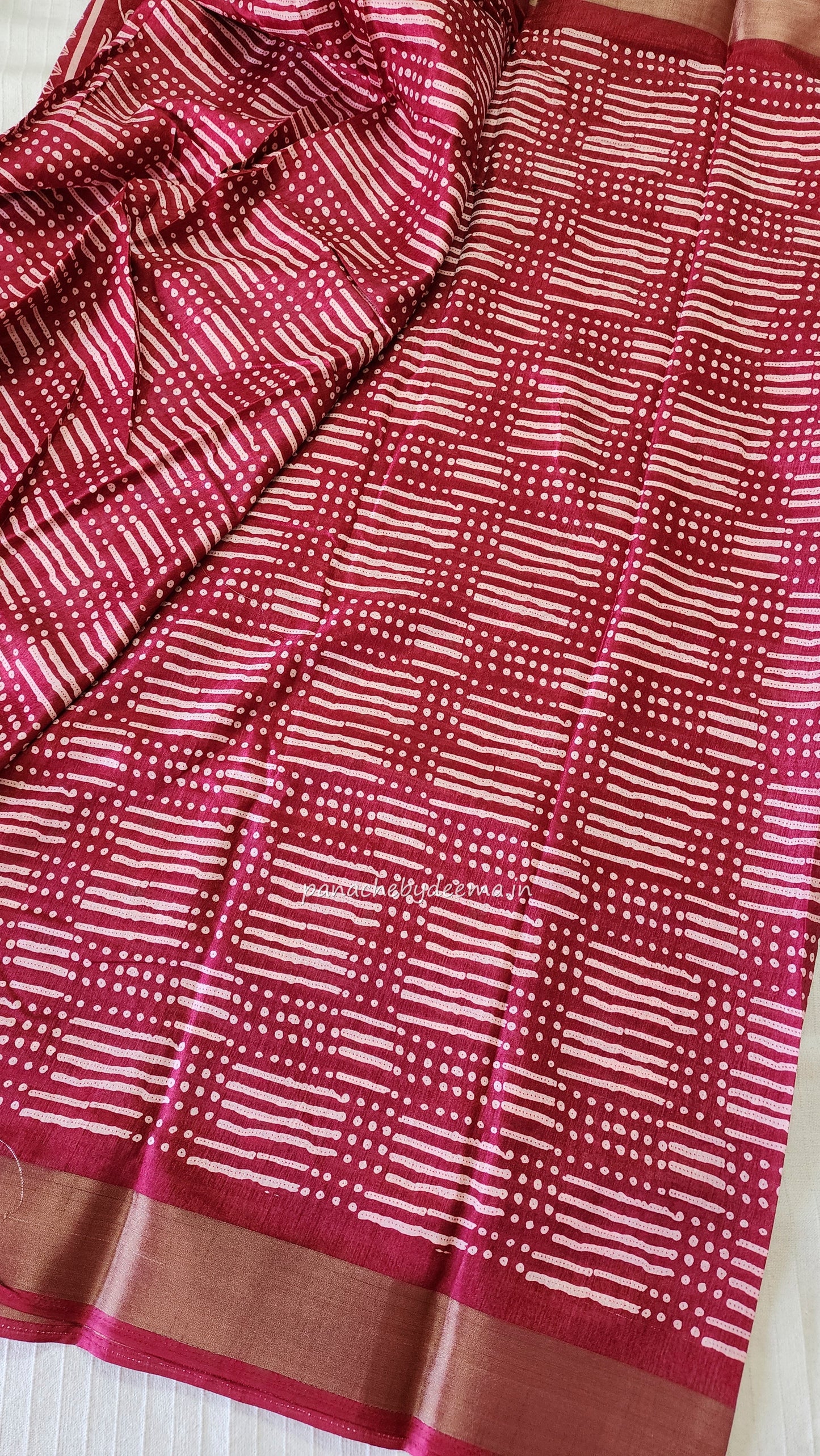 Casual/daily wear saree | Reddish pink| S8