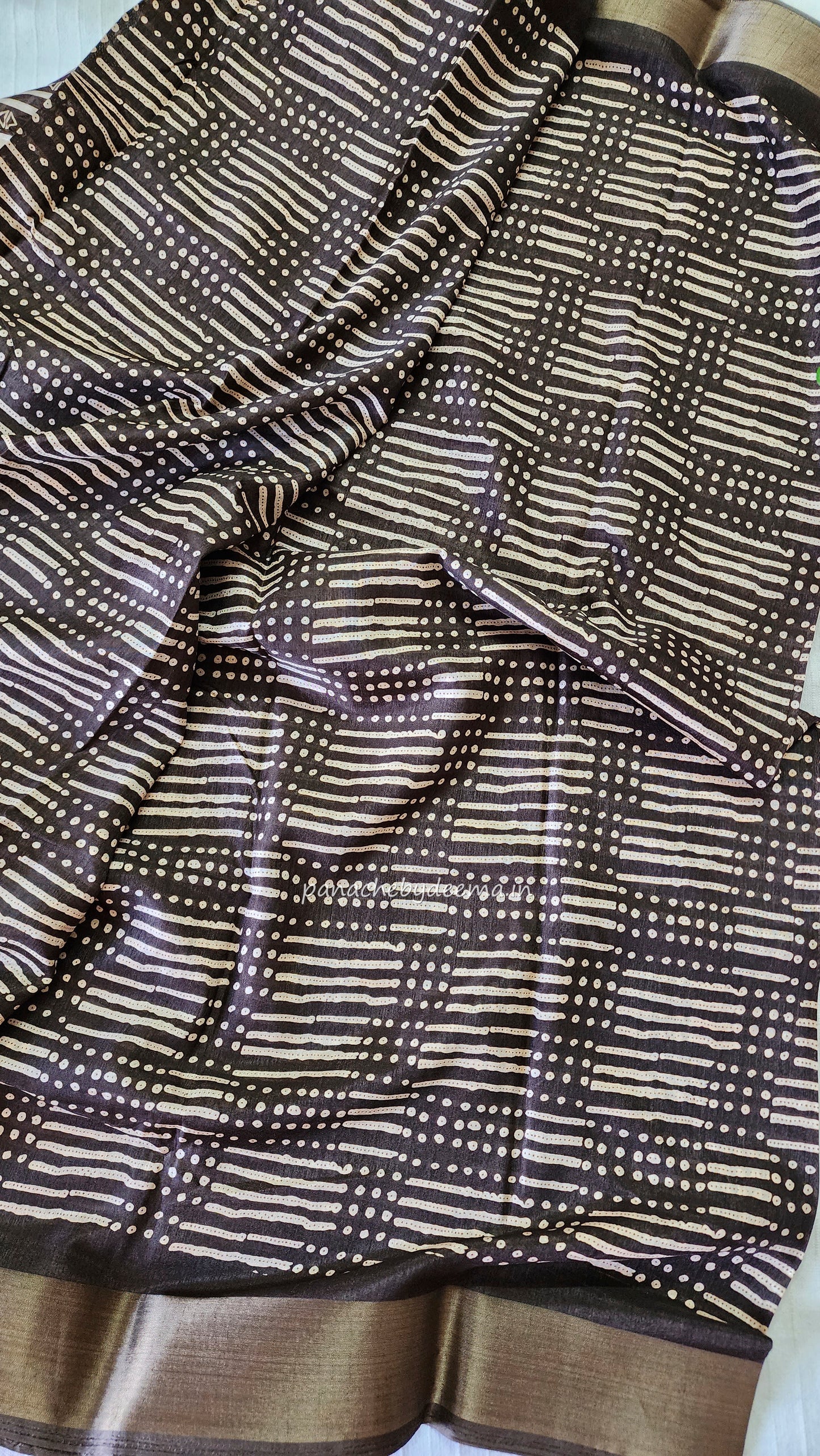 Casual/daily wear saree |brown | S9
