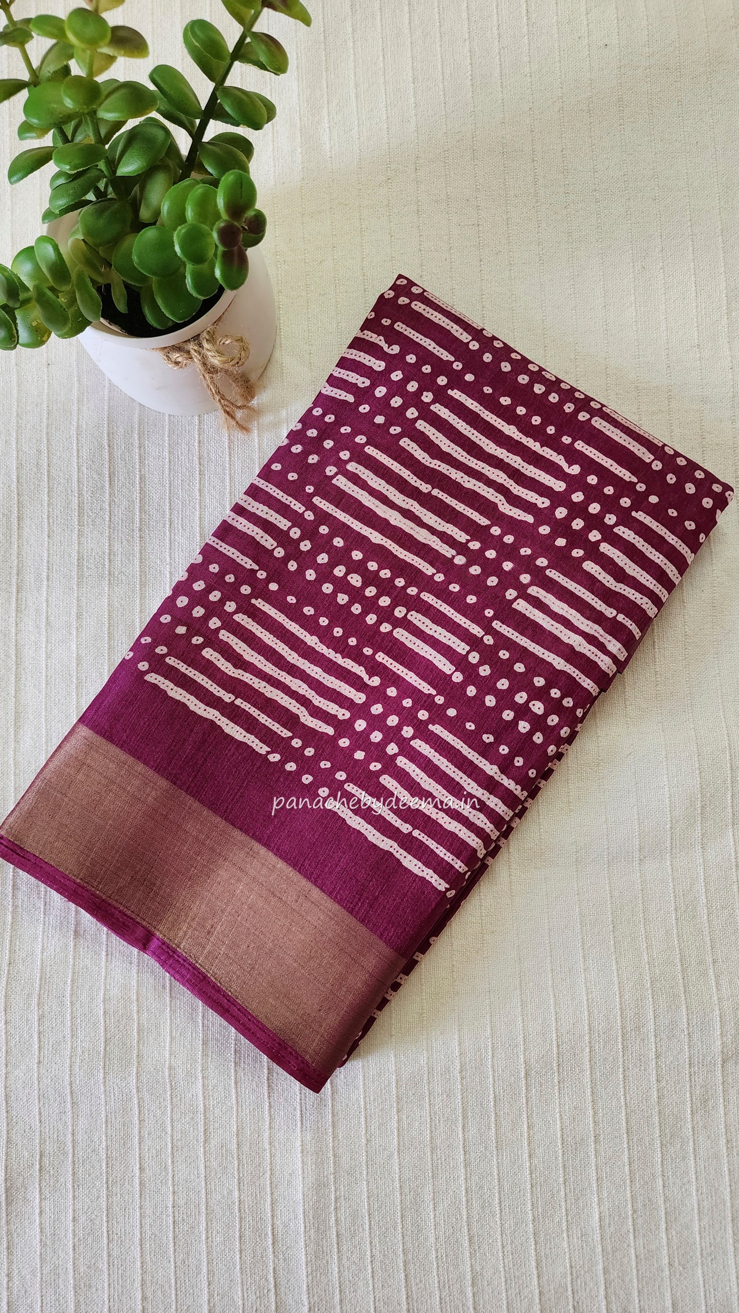 Casual/daily wear saree |Majenta| S10