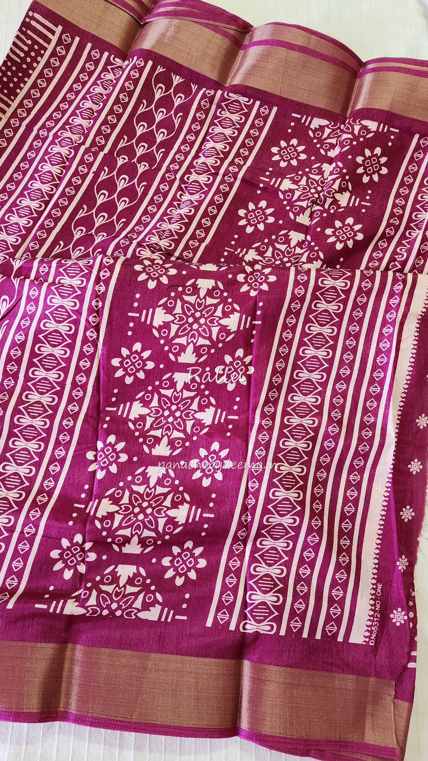 Casual/daily wear saree |Majenta| S10