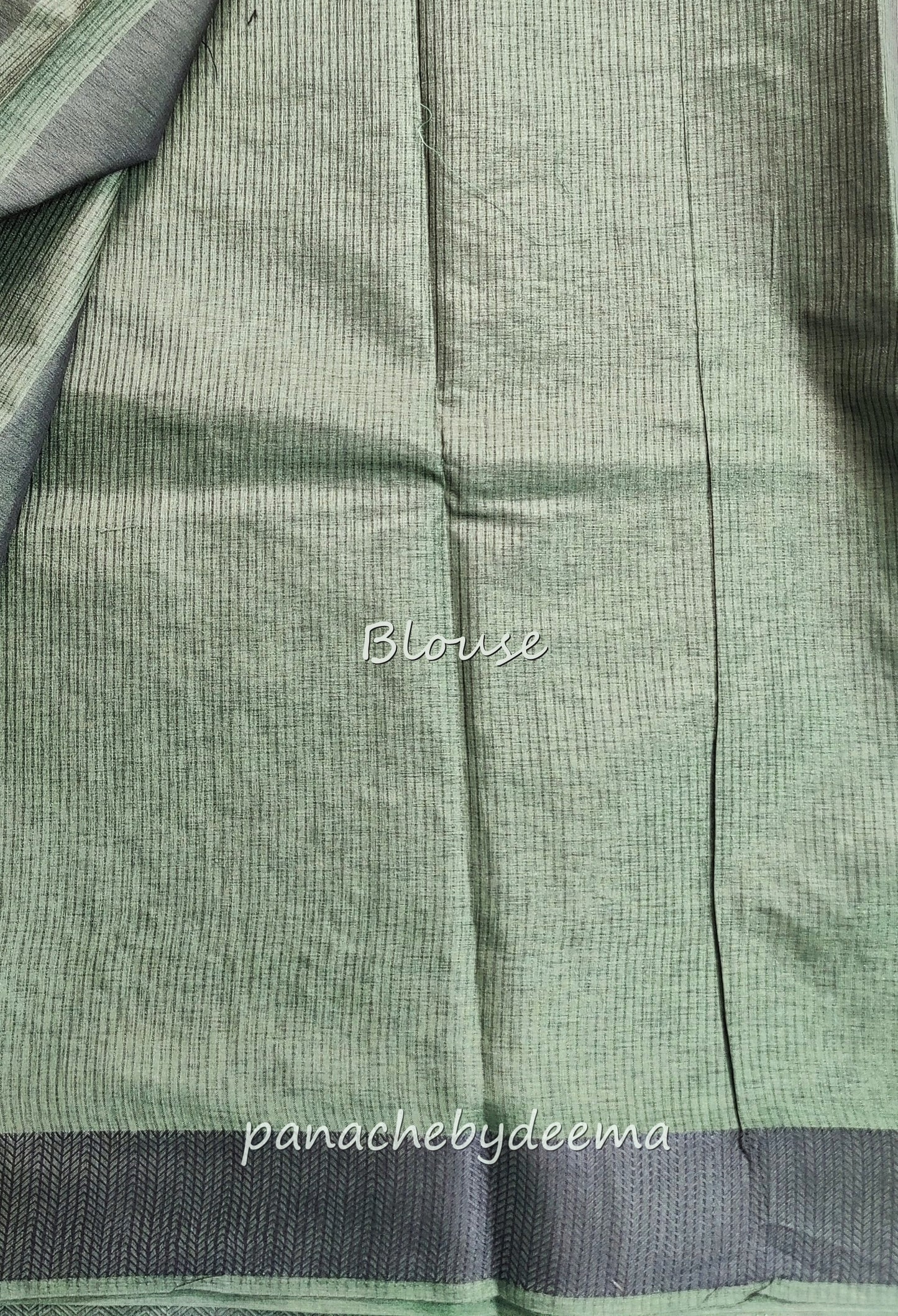 Beautiful semi tussar saree with beautiful thread embroidery | Green | RF1