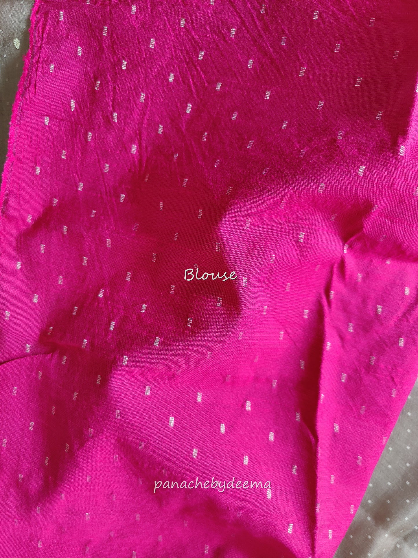 Semi soft silk saree with silver zari embroidery | Light Silver blue  | MS110