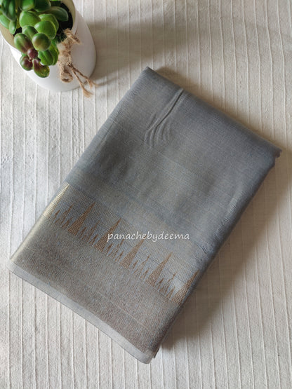 Pastel tissue saree | Powder blue | PSTL1