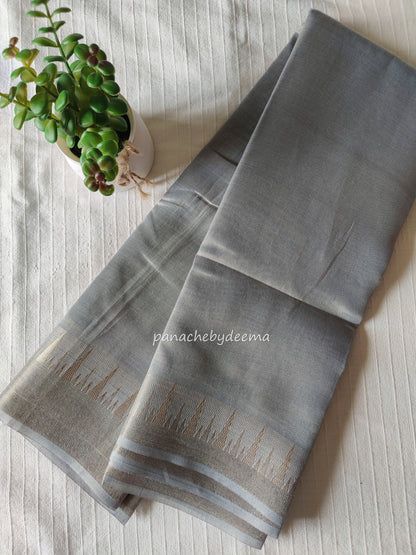 Pastel tissue saree | Powder blue | PSTL1