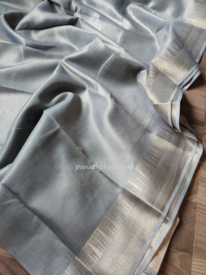 Pastel tissue saree | Powder blue | PSTL1