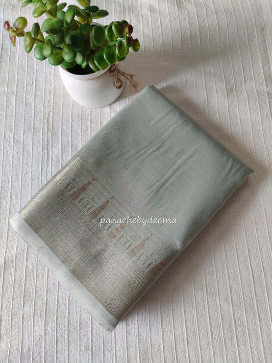 Pastel tissue saree | Pastel green| PSTL3
