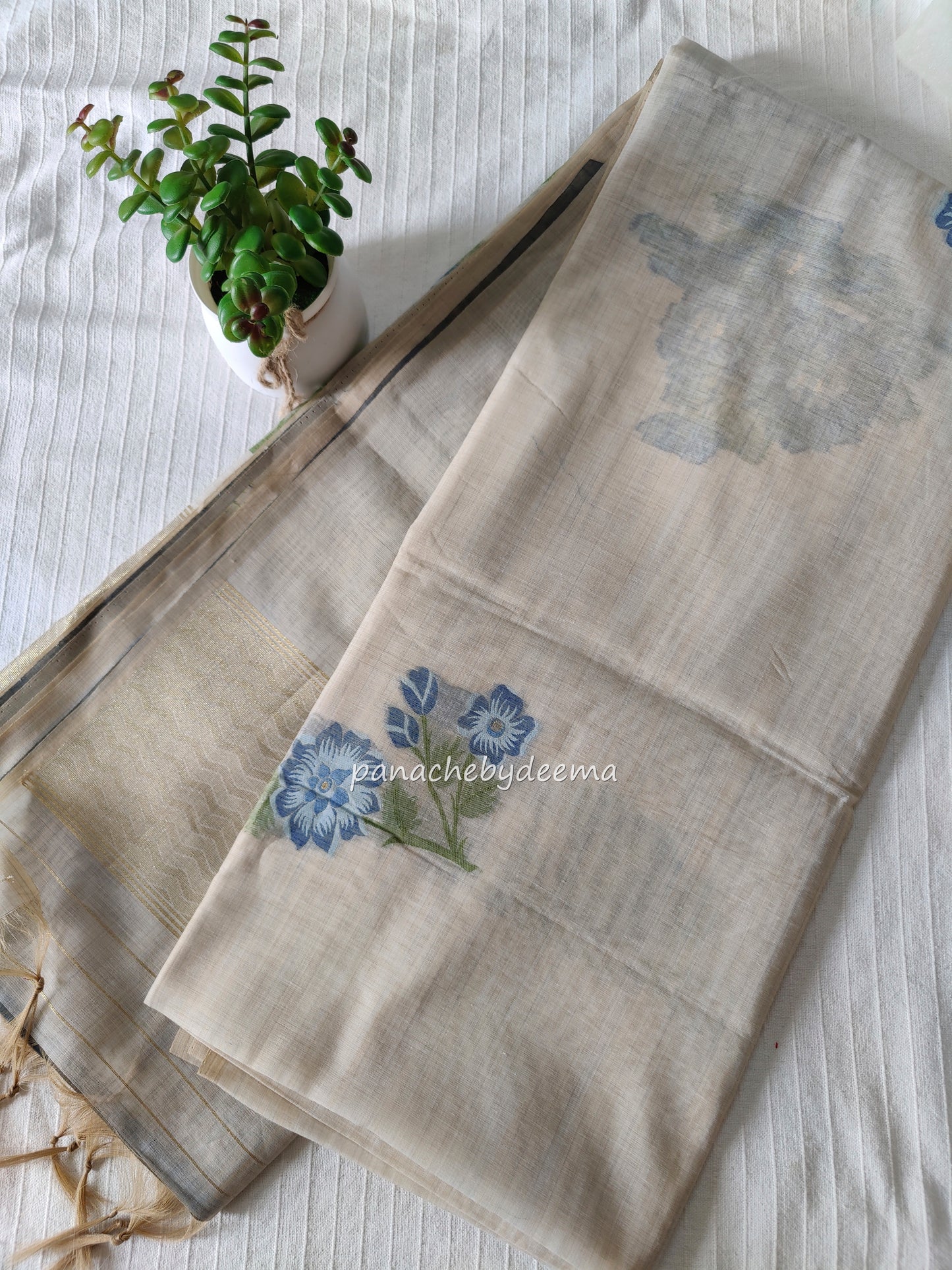 Semi Jute silk saree |J1