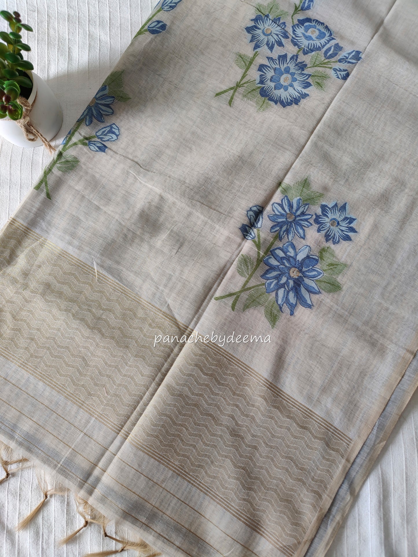 Semi Jute silk saree |J1
