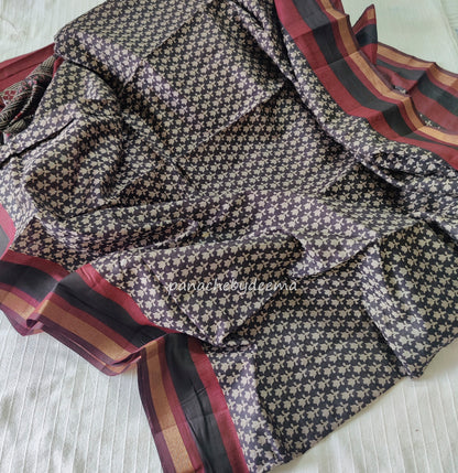 Ajrakh design casual /daily wear saree |MO3