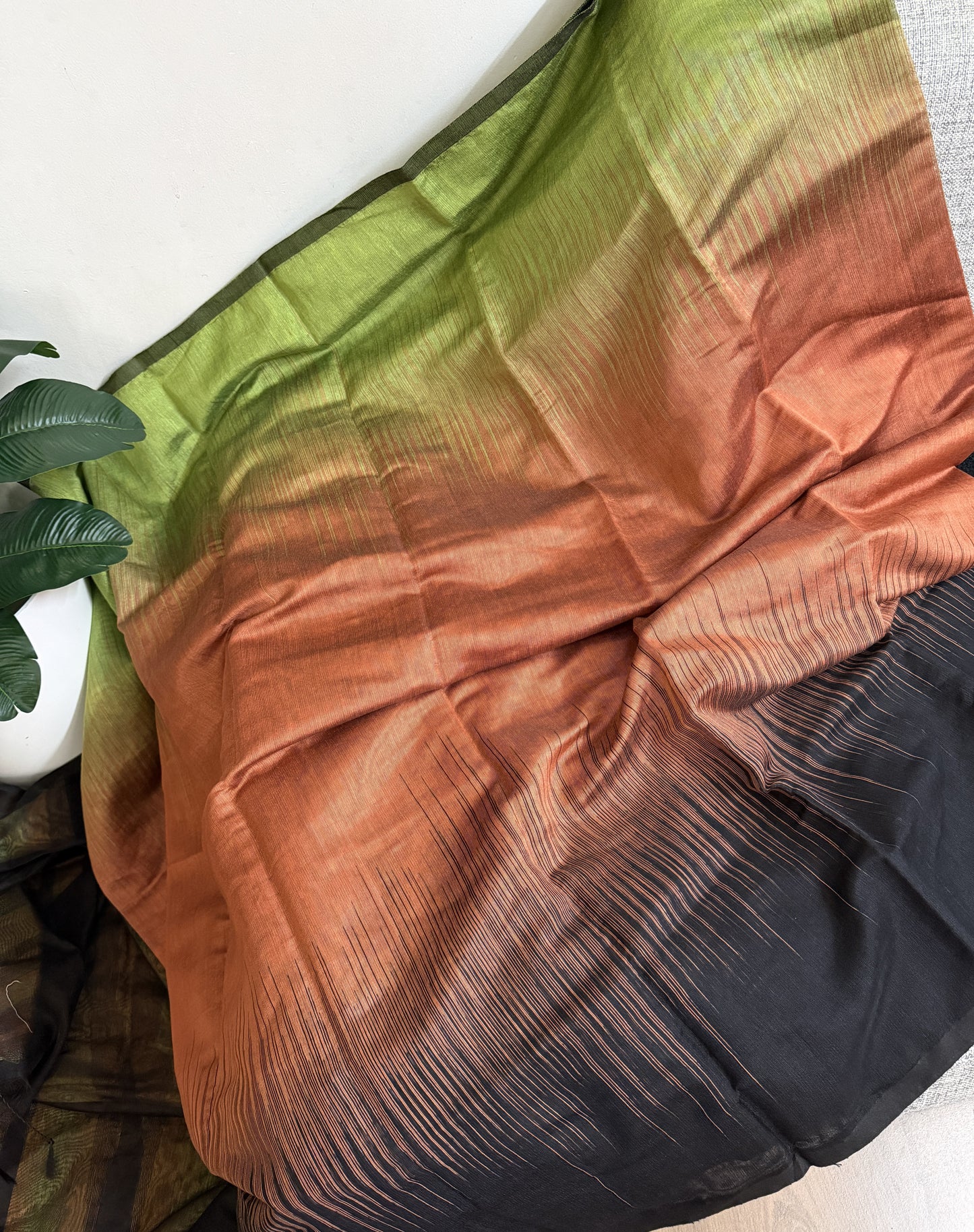 Semi cotton silk  saree with Ikkat design | Mukticolour |I2