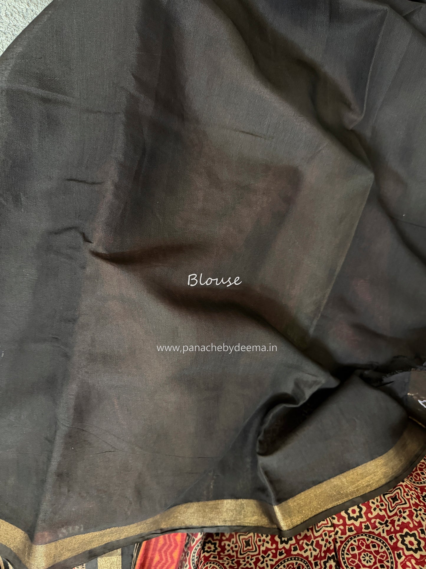 Ajrakh design casual /daily wear saree |MO2