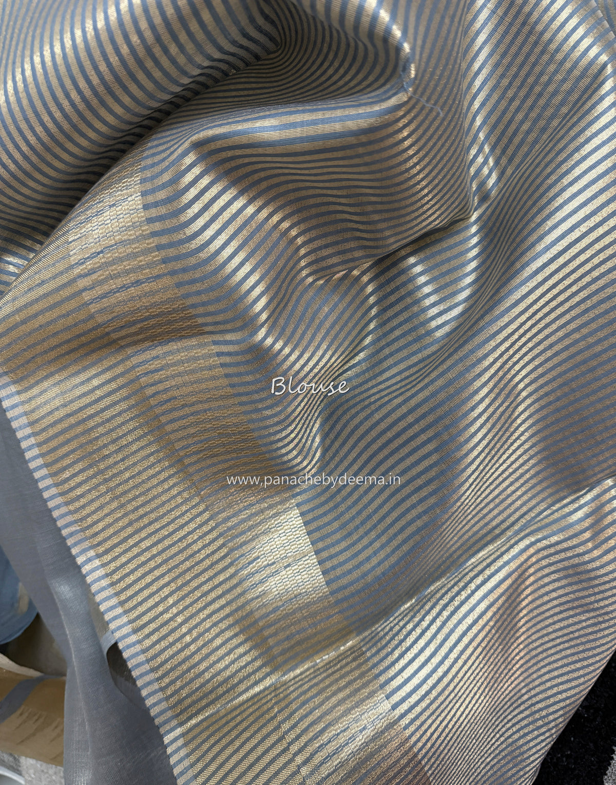 Pastel tissue saree | Powder blue | PSTL1