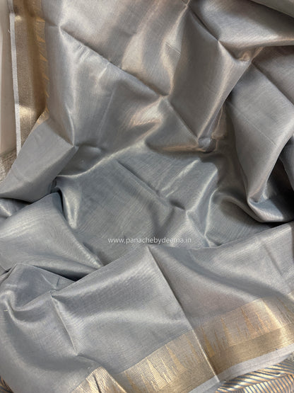 Pastel tissue saree | Powder blue | PSTL1