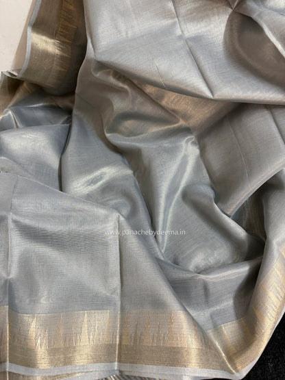 Pastel tissue saree | Powder blue | PSTL1