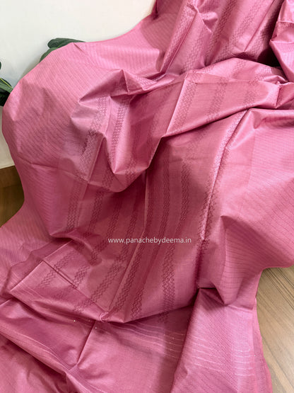 Semi munga saree  | Light pink | W8