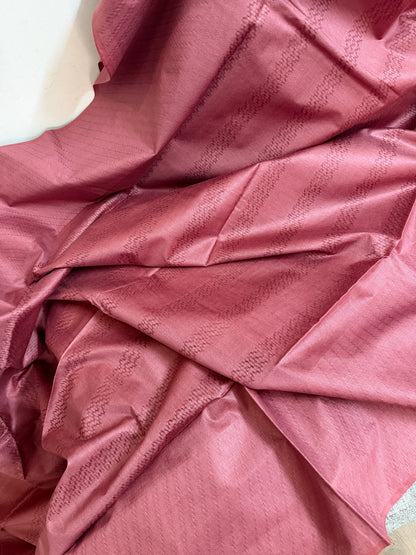 Semi munga silk saree  | Dark pink | W6