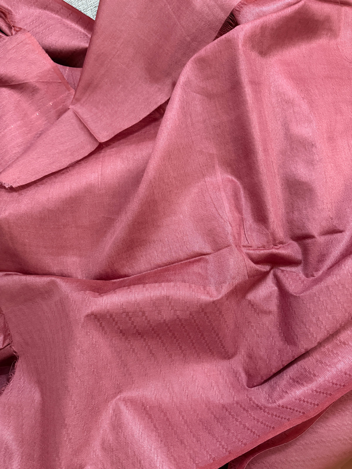 Semi munga silk saree  | Dark pink | W6