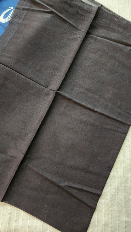 Pure Mulmul cotton saree|Indigo | PA111
